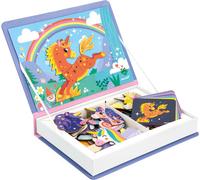 KAL-- Magnéti'Book Licornes - Jeu Educatif Magnétique 44 Aimants + 10 Modèles - Jouet Enfant En Carton Fsc - Développe Dextérité Et Imagination - Dès 3 Ans