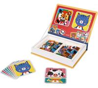 Kal-- Magnéti'book Mix & Match - Jeu Éducatif Magnétique - 8 Animaux À Recomposer - 72 Magnets, Nombreuses Combinaisons & Créations Possibles - Certifié Fsc - Dès 3 Ans, J02587
