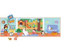 KAL-- Magnéti'Stories Animaux Domestiques - Jeu Éducatif Magnétique 30 Aimants - Jouet Enfant En Carton Fsc - Développe Imagination Et Motricité Fine - Dès 3 Ans,J05456