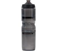 Kal-Magnum Pro Noir Fumé Et Gris - Bidon Velo De Grande Contenance - Gourde Vélo/Vtt Et Sport Réutilisable Sans Bpa - Tétine En Silicone Étanche - 975 Ml, 92 G