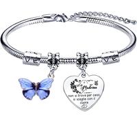 Kal-Marraine Cadeau Bracelet Pour Madrina Bracelets ""J'aime Ma Super Marraine"" Pour Amis, Cadeau D'anniversaire, Cadeau De Noël