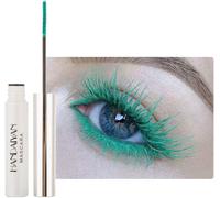 Kal-Mascara Coloré Imperméable Pinceau Fin Cils Verts Noirs Et Blancs Maquillage Longue Tenue