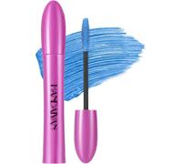 Kal-Mascara Coloré Mascara Coloré Charmant, Brosse Épaisse, Boucle, Mascara Durable Avec Des Cilpes Épaisses Et Longues, Étanche À L'eau Et À L'essuie (#7 Bleu Du Ciel)