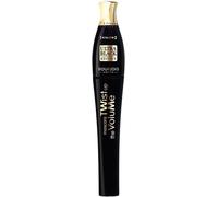 Kal-Mascara Twist Up The Volume 52 Ultra Black -2en1 Volume & Longeur Sans Paquet -Enrichi En Collagène & En Kératine -Ultra Pigmenté -Brosse Transformable Double Position -