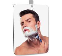 Kal-Miroir De Douche Grande Miroir Rasage Avec Ventouse Petit Miroir À Suspendre Pour Salle De Bain Miroir Adhesif Porte Miroir De Camping De Voyage En Acrylique 15cm X 10cm
