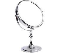 Kal-Miroir Sur Pied 7 Grossissement, 8 Inch, Miroir Cosmétique Double Face Pour Maquillage, Rasage, 20 Cm Miroir De Table Miroir Grossissant, Chromé, Kxd3105-7x
