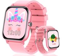 KAL-Montre Connectée Enfant Filles Garçons Avec 1,57 Pouces Bricolage Visage Apprendre Cartes Musique Histoires De Chevet, Montre Enfant Anniversaire Cadeaux Jouets Pour Enfants 4 5 6 7 8+