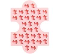 Kal-Moule À Chocolat En Silicone, Rose Mini Puzzle, Moules En Silicone De Qualité Alimentaire En Forme De Puzzle Pour Décoration De Gâteaux, Chocolats, Bonbons, Bijoux