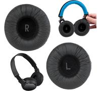 KAL-Mousse Casque Jbl,Coussinet Casque Jbl,Coussinets D'Oreille Remplacement Pour Jbl 70Mm, Protection Casque Audio Avec Mousse À Mémoire Pour Jbl Oreillettes (Noir,1 Pair)