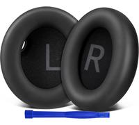 KAL-Mousse Coussin Coussinets De Remplacement Pour Anker Soundcore Space One (S1) Casque, Coussinets D'Oreille Avec Cuir Protéiné Plus Doux, Mousse D'Isolation Phonique