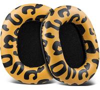 KAL-Mousse Coussin Coussinets Pour Audio Technica Ath M50X M50Xbt M50Rd M40X M30X M20X Msr7 Sx1 Monitor Casque Audio, En Cuir Protéiné Plus Doux, En Mousse À Mémoire De Forme Haute Densité