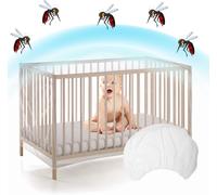 Kal-Moustiquaire Lit Bebe, Respirant Moustiquaire Lit Parapluie 135 X 60 X 90 Cm, Moustiquaire Berceau Bebe, Pour Lit Bébé Lit Parapluie Berceau Voyage Chambre Bébé