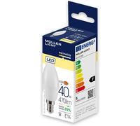 KAL-Müller-Licht 401018 Led Eek F (A - G) E14 Kerzenform 5.5W = 40W Warmblanc
