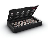 KAL-Mx Rgb Brown Switch Kit, 23 Commutateurs Mécaniques De Clavier, Pour Diy, Hot Swap Ou Clavier De Gaming, Commutateur Tactile Sans Clic, Ciblé Et Perceptible