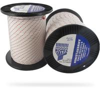 KAL-Mylon Ropes Corde De Lanceur Diamètre 2,5Mm Qualité Premium Fabriqué En Allemagne Pour Tondeuse, Débroussailleuse, Tronçonneuse & Plus Orange Rouleau De 100M