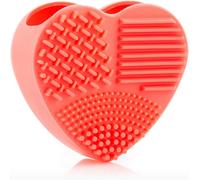 Kal-® Nettoyeur De Pinceaux De Maquillage Heart, Nettoie Les Pinceaux De Maquillage De Manière Efficace Et Simple, Design Élégant Et Facile À Utiliser, Idéal Pour Le Soin De La Peau.