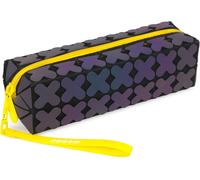 KAL-Next Generation - Trousse À Secouer Avec Dragonne Et Fermeture Éclair - Jaune Vif - Résistante Et Pratique - Idéale Pour L'École Et L'Université