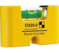 KAL-Niveau À Bulle Miniature Pocket Electric, 7 Cm, Aimant Aux Terres Rares Puissant, 1 Fiole Horizontale, Made In Germany