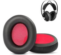 KAL-Oreillettes Compatibles Avec Meze 99 Neo/Meze99 Classics Coussin De Remplacement Pour Casque (Cuir Protéiné/Mousse À Mémoire De Forme)