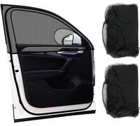 Kal-Pack De 2, Pare-Soleil Voiture Pour Bébé Et Animaux, Protection Uv Et Anti-Insectes, Chaussettes De Fenêtre En Maille Respirante, Taille Universelle Adaptable À La Plupart Des Véhicules