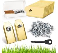 KAL-Pack De 60 Lame Robot Tondeuse, Lames En Titane 0,75 Mm, Lames De Robot Tondeuse À Gazon Pour Husqvarna Automower, Gardena, Yard Force, Accessoires Pour Robots À Gazon