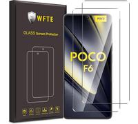 Kal-Pack Protector De Pantalla Para Xiaomi Poco F6,9h Dureza,Huellas Dactilares Libre,Sin Burbujas,Cristal Templado Protector De Pantalla Xiaomi Poco F6