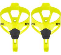 Kal-Pack Pulse A2 - Pack De Deux Porte-Bidons Vélo Légers - Porte Gourde Vélo/Vtt/Vélo De Route - Résistant Et Durable - 26g Chaque Porte Bidon - Jaune Fluo