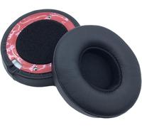 KAL-Paire De Coussinets D'Oreille De Remplacement, Coussinets D'Oreille Ronds, Couvre-Oreilles, Écouteurs Supra-Auriculaires Sans Fil, Écouteurs Supra-Auriculaires, Pour Beats Solo2 Solo3, Noir