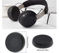 KAL-Paire De Coussinets D'Oreille En Cuir Protéiné, Mousse À Mémoire De Forme, Coussinets De Rechange Pour Casque Sans Fil Bluetooth Skullcandy Grind