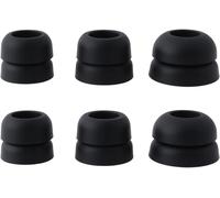 KAL-Paires D'Embouts En Silicone À Double Bride Pour Écouteurs Soundcore Space A40/Life P3 A1 S/M/L Noir