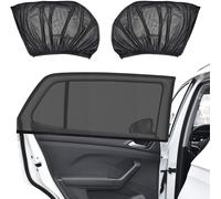 Kal-Pare Soleil Voiture Bébé, 2 Pièces Chaussette Voiture Pare Soleil, Universel Voiture Pare Soleil Pour Vitres Latérales,Protection Solaire Fenêtre De Voiture,Protège Enfants Et Animaux