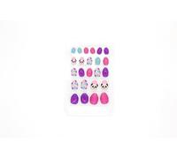 Kal-Paris - Faux Ongles Pour Enfant - Pleine Couverture - Facile À Utiliser ¿ Autocollants - Auto-Adhésifs - 24 Faux Ongles Par Boîte - Forme Carrée Arrondie - N°241 - Mini Panda