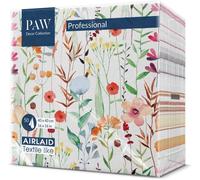 Kal-Paw - Serviette De Table Papier - Airlaid (40 X 40 Cm) I 50 Pièces I Idéal Pour Mariage, Baptême, Communion, Anniversaire I Serviettes En Tissu De Décoration De Table I Fleurs Aquarelles