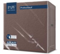 Kal-Paw - Serviettes Airlaid (40 X 40 Cm) I 50 Pièces I Unicolore I Semblable À Du Tissu I Élégante Décoration De Table I Horeca I Pour Les Occasions Comme Mariages, Les Fêtes I Color: Brown