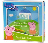 KAL-Peppa Pig - Livre De Bain Avec 10 Illustrations Différentes - Jouets De Bain Et Piscine - A Partir De 12 Mois (Deqube 919D00050)