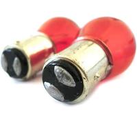 Kal-Pièces D'ampoules Halogènes 12v Pour Voiture (P21/5w Baz15d Asymétrique 12v 21/5w Rouge)