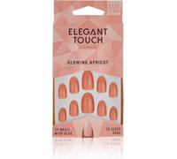 Kal-Polished Colour 24 Nails With Glue Oval Glowing Apricot
