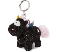 Kal-- Porte-Clés Licorne Arc-En-Ciel Yin 10cm, 47370, Noir/Multicolore, 10 Cm