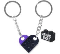 Kal-Porte-Clés Pour Couples Originaux Briques Authentiques Crémaillère Nouvelle Maison Briques De Construction Originales Idée Saint Valentin Anniversaire Voiture Puzzle