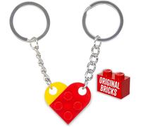 Kal-Porte-Clés Pour Couples Originaux Briques Authentiques Crémaillère Nouvelle Maison Briques De Construction Originales Idée Saint Valentin Anniversaire Voiture Puzzle