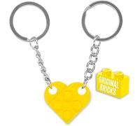 Kal-Porte-Clés Pour Couples Originaux Briques Authentiques Crémaillère Nouvelle Maison Briques De Construction Originales Idée Saint Valentin Anniversaire Voiture Puzzle
