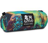 Kal-Porte-Stylos, Nose Pencil Bag, Multicolore, Logo Sérigraphie, Porte-Stylo Scolaire, Digital Blue, Dimensioni: 20,5x4,5x4,5 Cm, École
