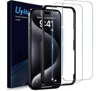 KAL-Pour Iphone 15 Pro Max Protection Écran, 2 Pièces Dureté 9H Protection Couverture Complète Écran Verre Haute Définition Film Pour Iphone 15 Pro Max