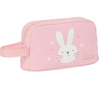 Kal-Preescolar Bunny - Porte-Petit-Déjeuner Isotherme En Tissu Recyclable, Qualité Et Résistance Maximale, Porte-Repas, 21,5 X 6,5 X 12 Cm, Couleur Rose, Rose, Estándar, Décontracté