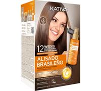 Kal-Premium Kit De Lissage Brésilien -Nouvelle Formule Avec Acide Hyaluronique -Sérum Sans Rincage