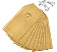 KAL-Premium Titan Lame De Rechange (3 G Épaisseur De 0,75 Mm), Pour Tondeuse À Gazon Robot, Blades, Lame De Rechange Convient À Gazon Automatique Husqvarna Et Gardena, Or Autre