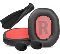 KAL-Prime Coussinets De Remplacement + Arceau Compatible Avec Teufel Cage Gaming Hd Headset Coussinets D'Oreille (Cuir Protéiné/Mousse À Mémoire De Forme)