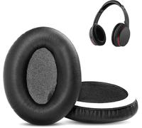 KAL-Prime Coussinets De Remplacement Compatible Avec August Ep735 Active Noise Cancelling Bluetooth V4.1 Headphone Coussinets D'Oreille (Cuir Protéiné/Mousse À Mémoire De Forme)