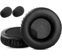 KAL-Prime Coussinets De Remplacement Compatible Avec Jlab Go Work Wireless On-Ear Headphone Coussinets D'Oreille (Cuir Protéiné/Mousse À Mémoire De Forme)