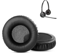 KAL-Prime Coussinets De Remplacement Compatible Avec Plantronics Savi W720 Headphone Coussinets D'Oreille (Cuir Protéiné/Mousse À Mémoire De Forme)